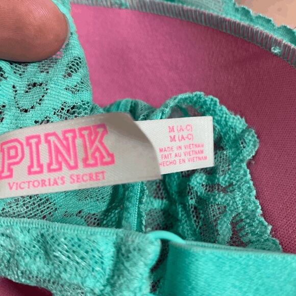 PINK Victoria's Secret Push Up Racerback Bra M (A-C) - Picture 5 of 7